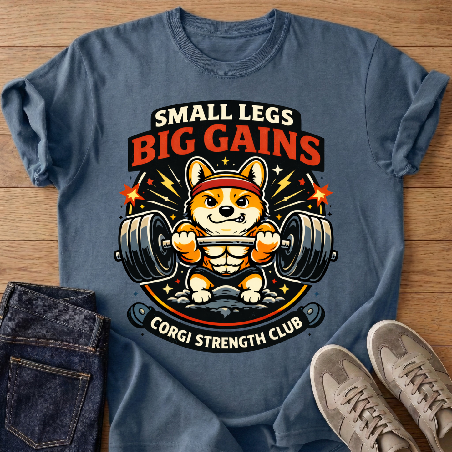 Small Legs Big Gains T-shirt