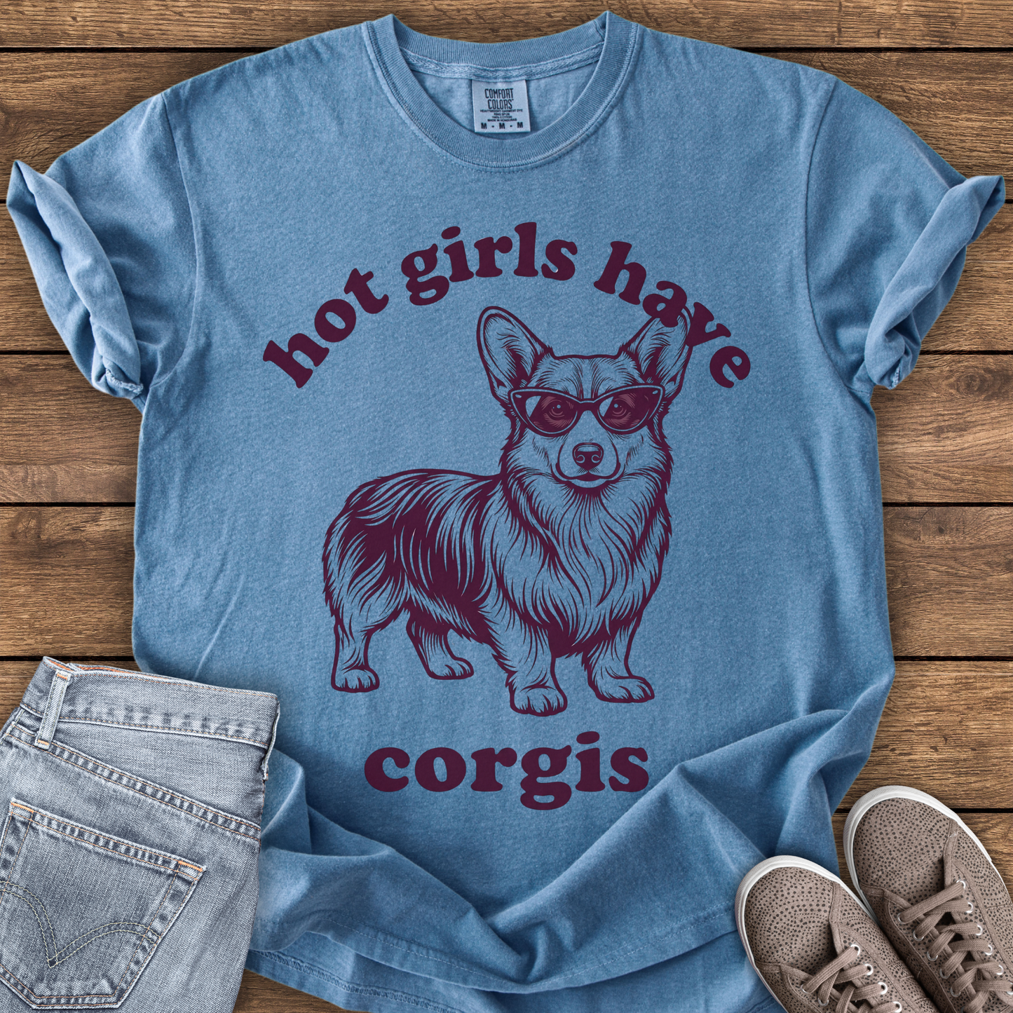 Hot Girls Have Corgis T-Shirt