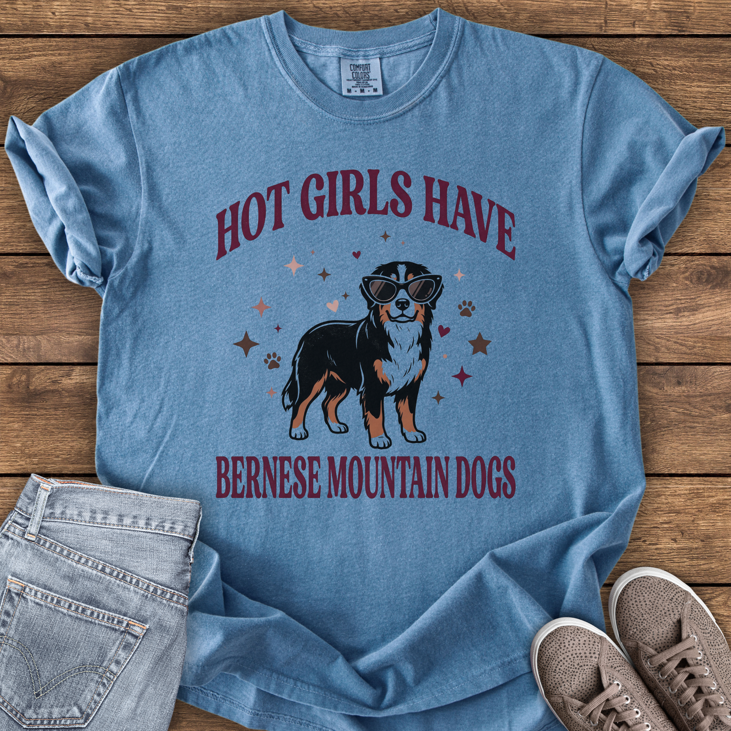 Hot Girls Have Bernese Mountain Dogs T-Shirt