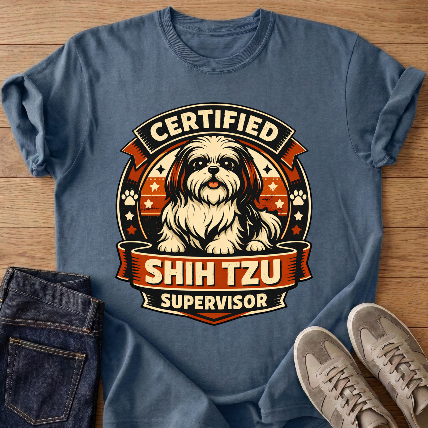Certified Shih Tzu Supervisor T-shirt