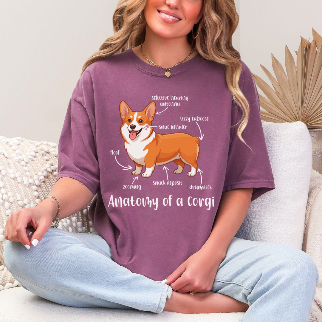 Anatomy Of A Corgi T-shirt