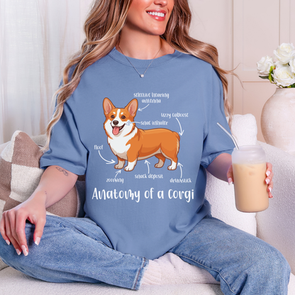 Anatomy Of A Corgi T-shirt