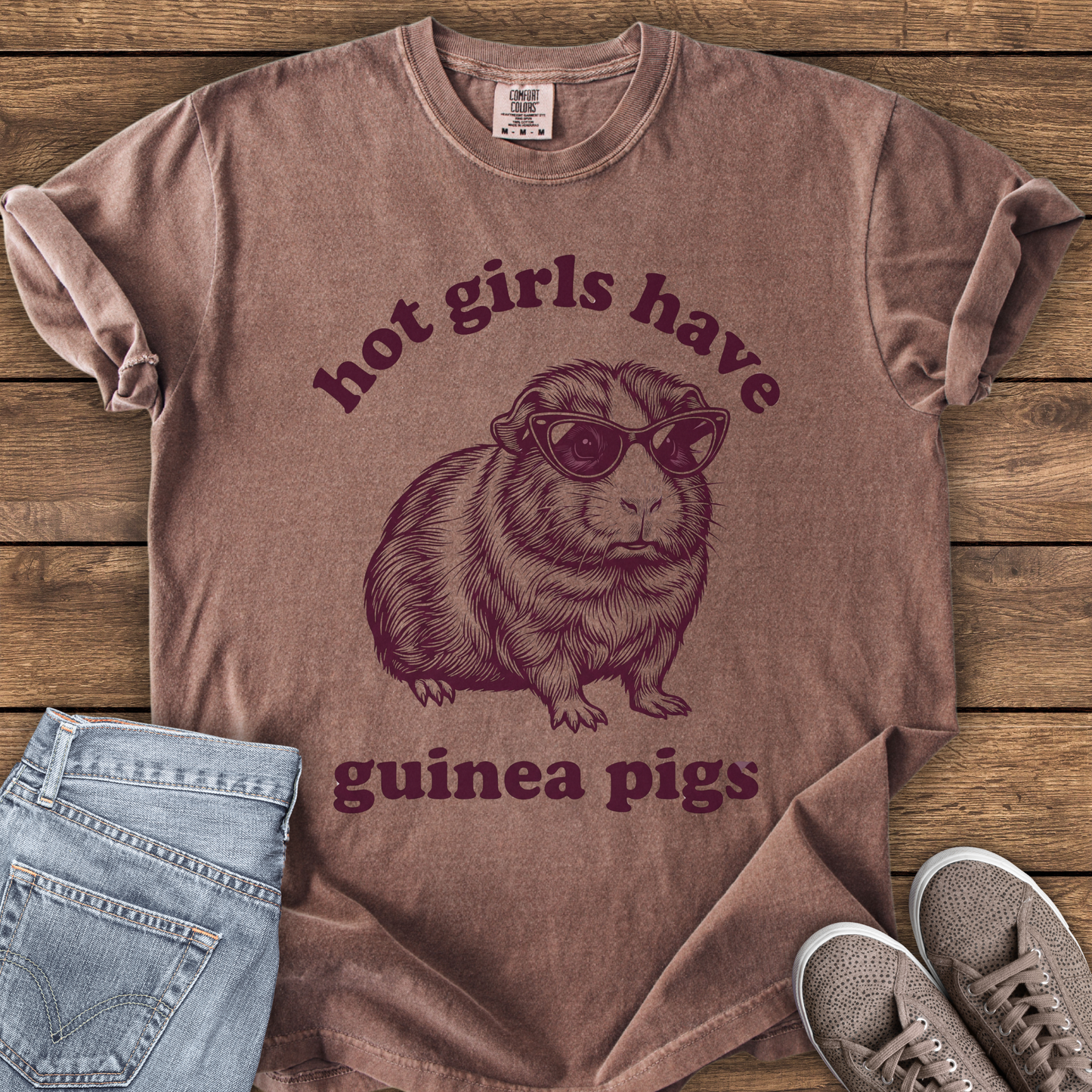 Hot Girls Have Guinea Pigs T-Shirt