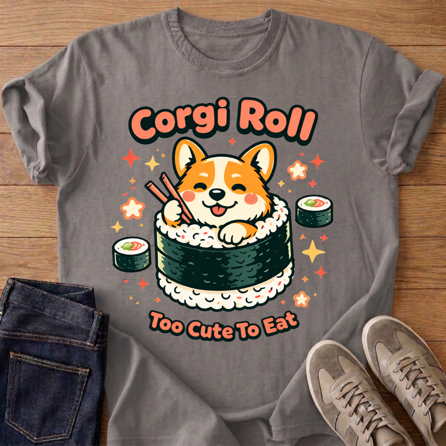 Corgi Roll T-shirt