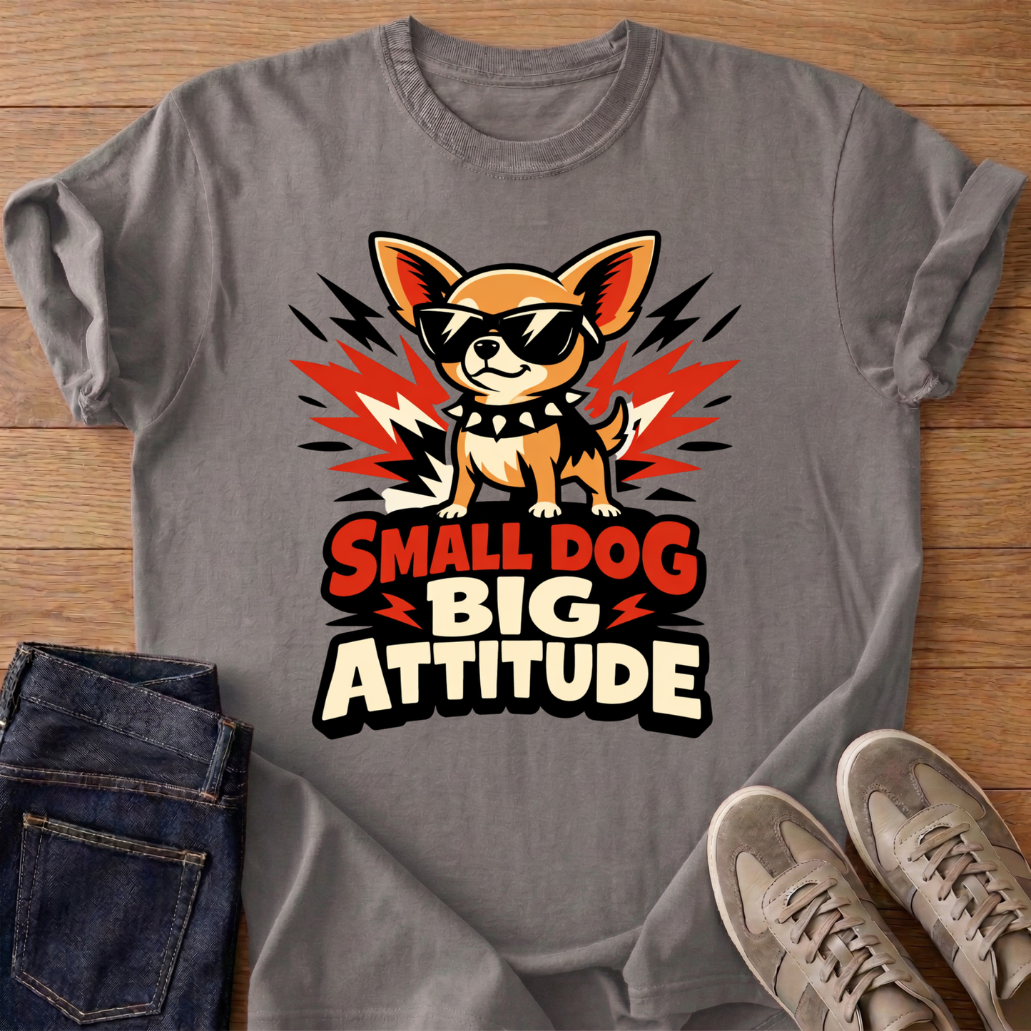 Small Dog Big Attitude T-shirt