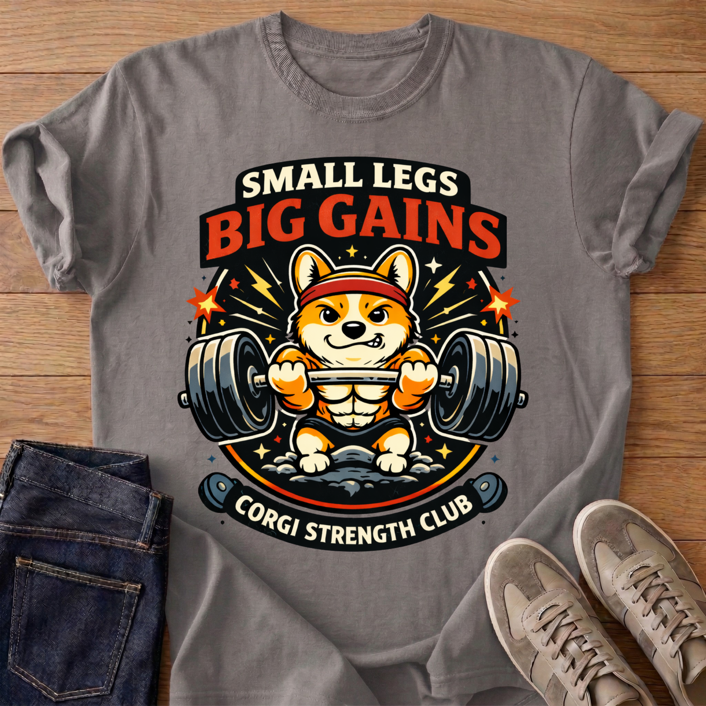 Small Legs Big Gains T-shirt