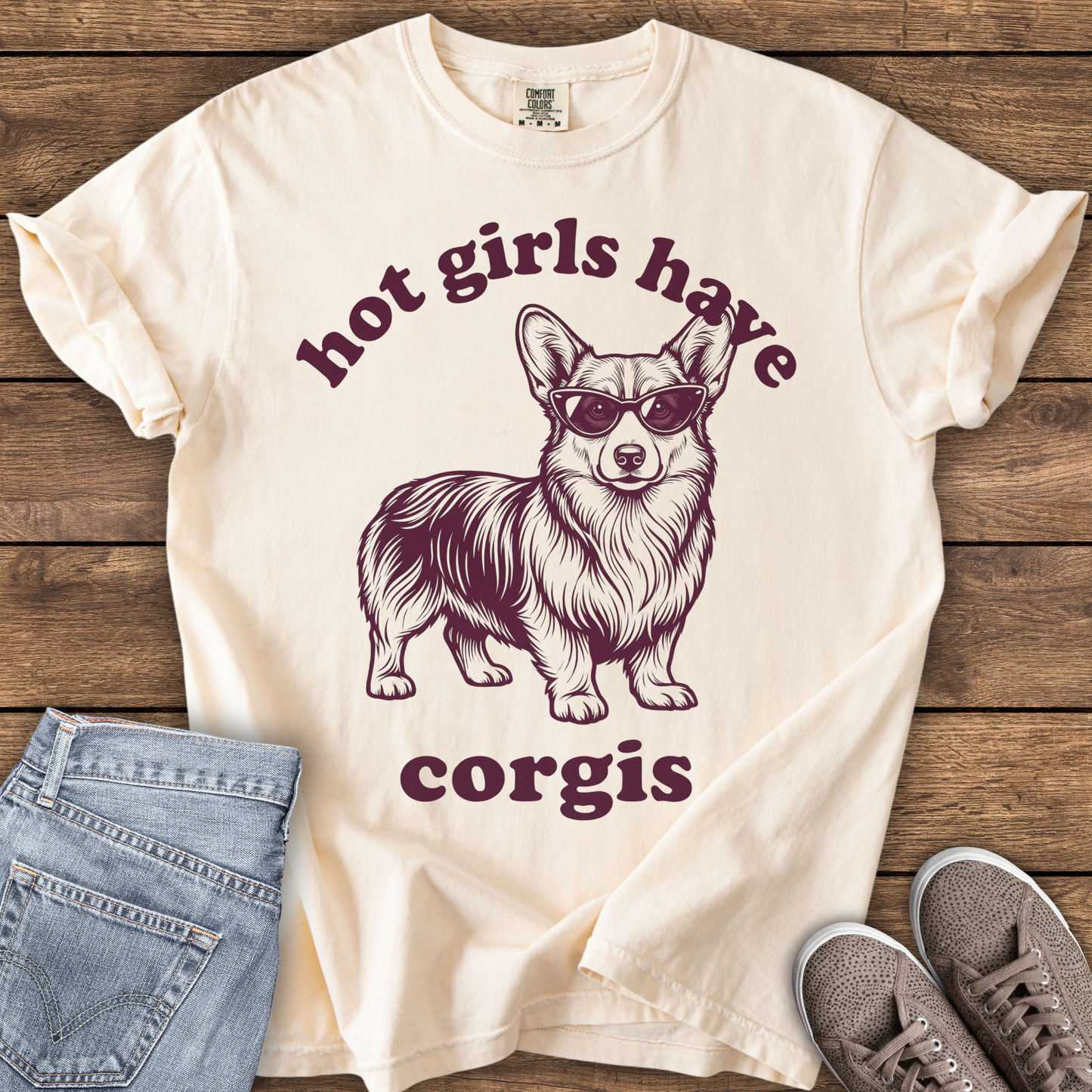 Hot Girls Have Corgis T-Shirt