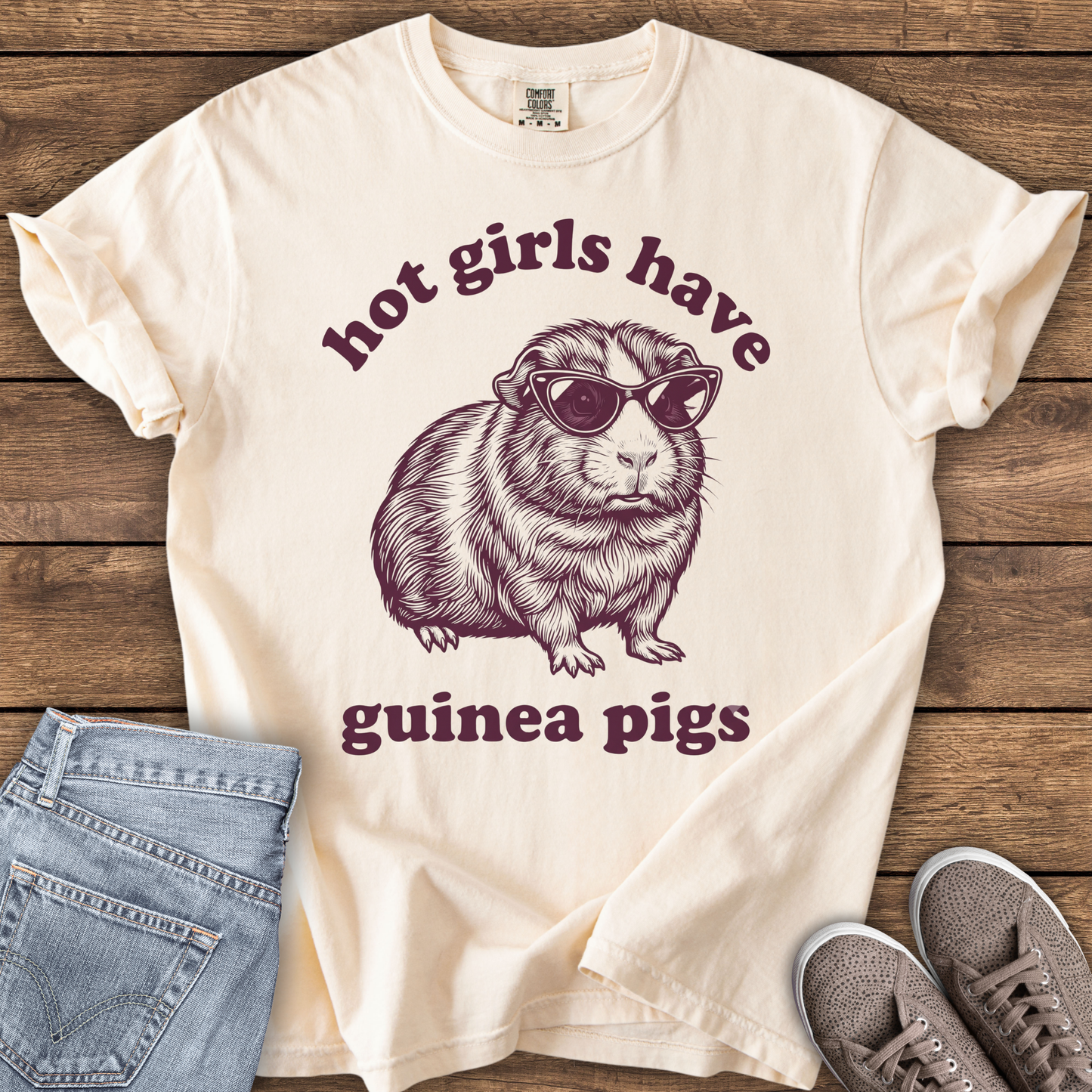 Hot Girls Have Guinea Pigs T-Shirt