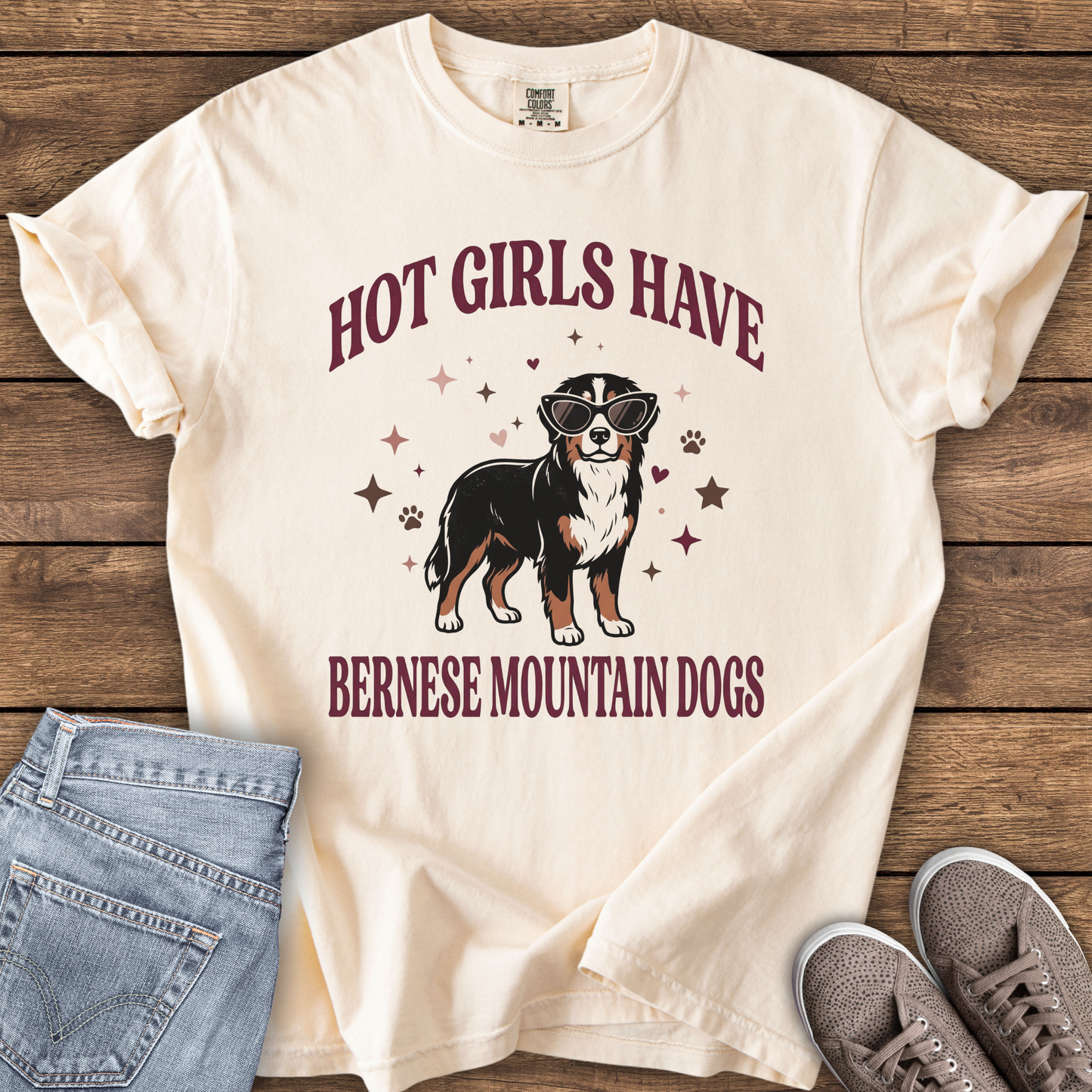 Hot Girls Have Bernese Mountain Dogs T-Shirt
