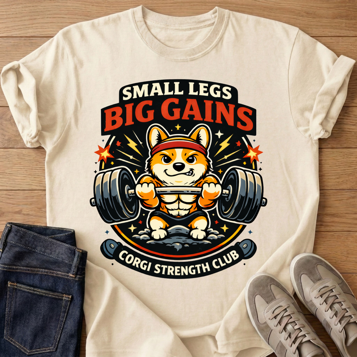 Small Legs Big Gains T-shirt