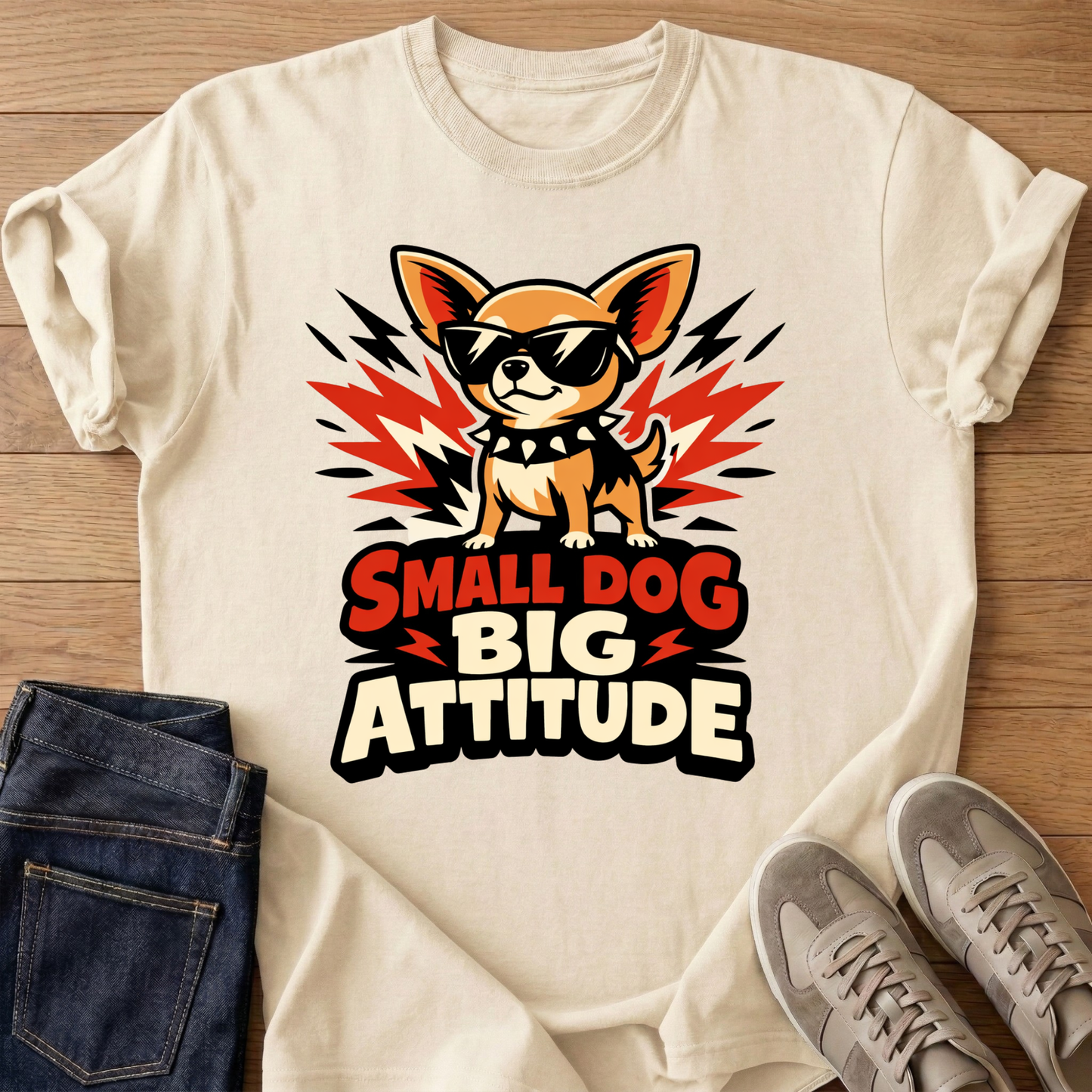 Small Dog Big Attitude T-shirt
