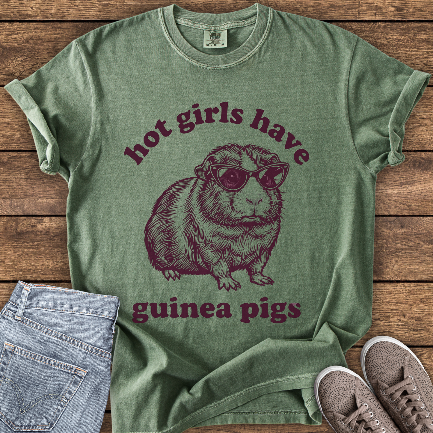 Hot Girls Have Guinea Pigs T-Shirt