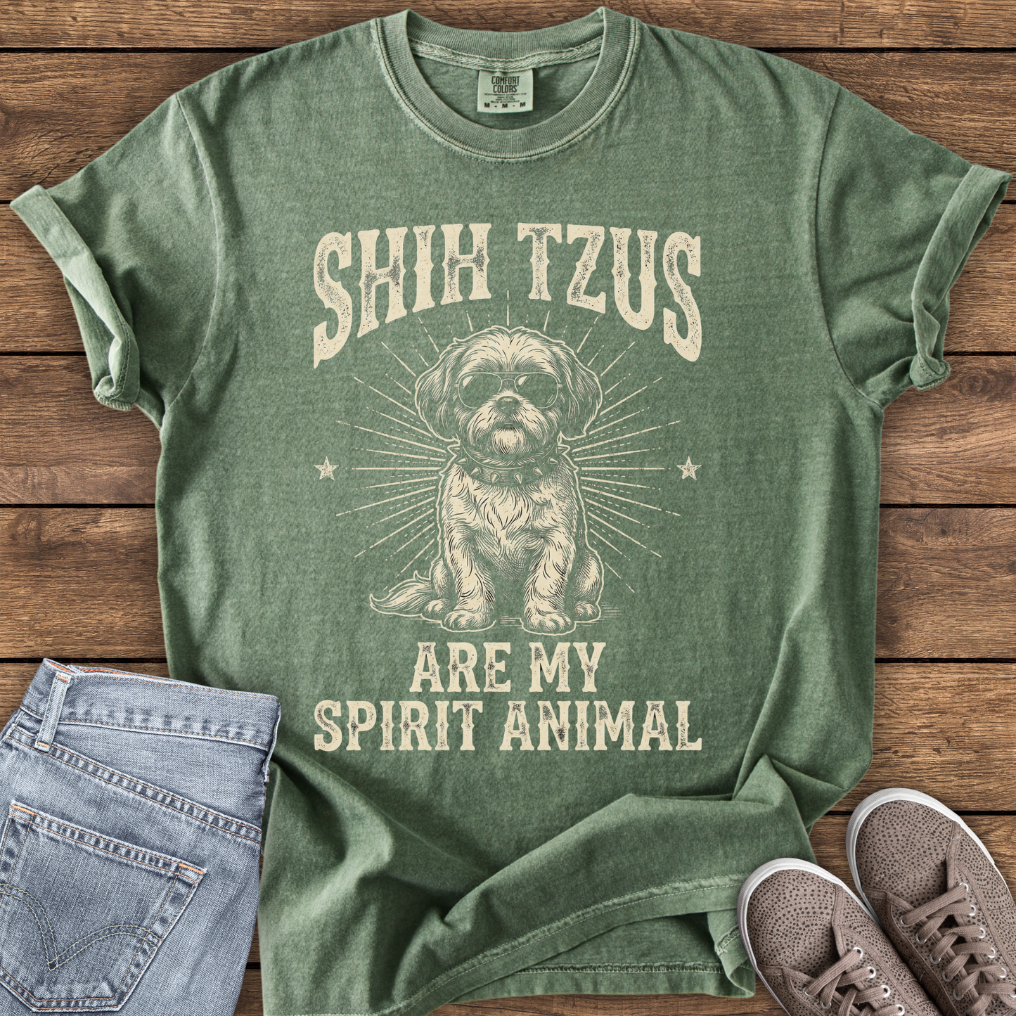 Shih Tzus Are My Spirit Animal T-Shirt