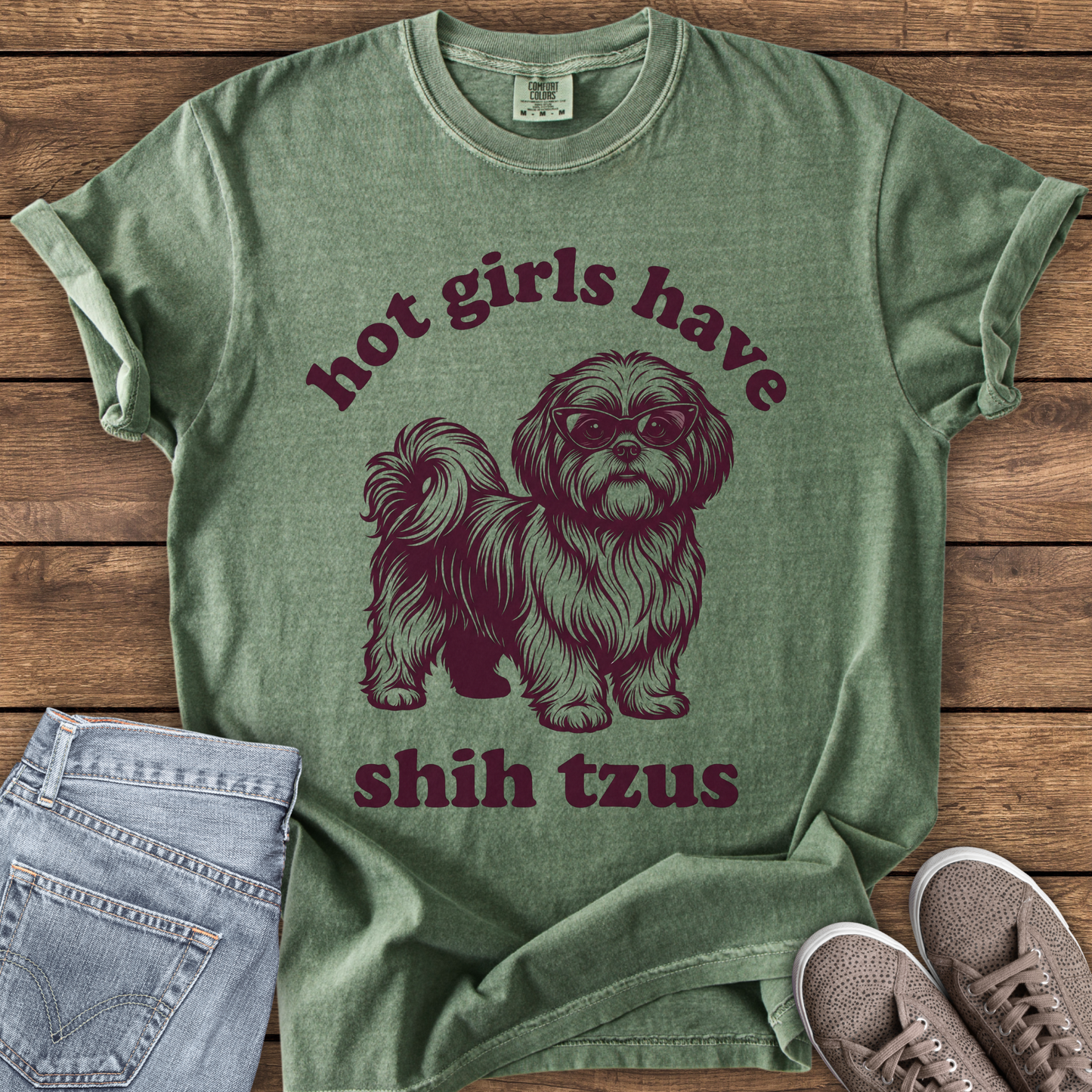Hot Girls Have Shih Tzus T-Shirt