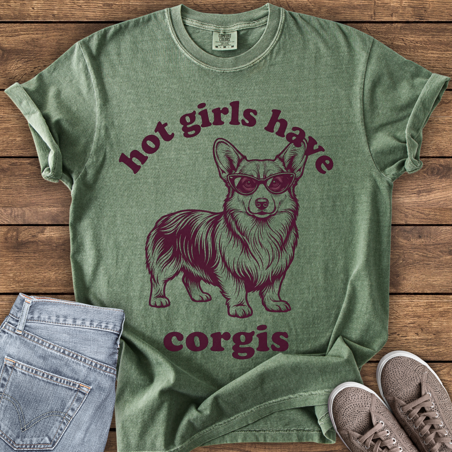 Hot Girls Have Corgis T-Shirt
