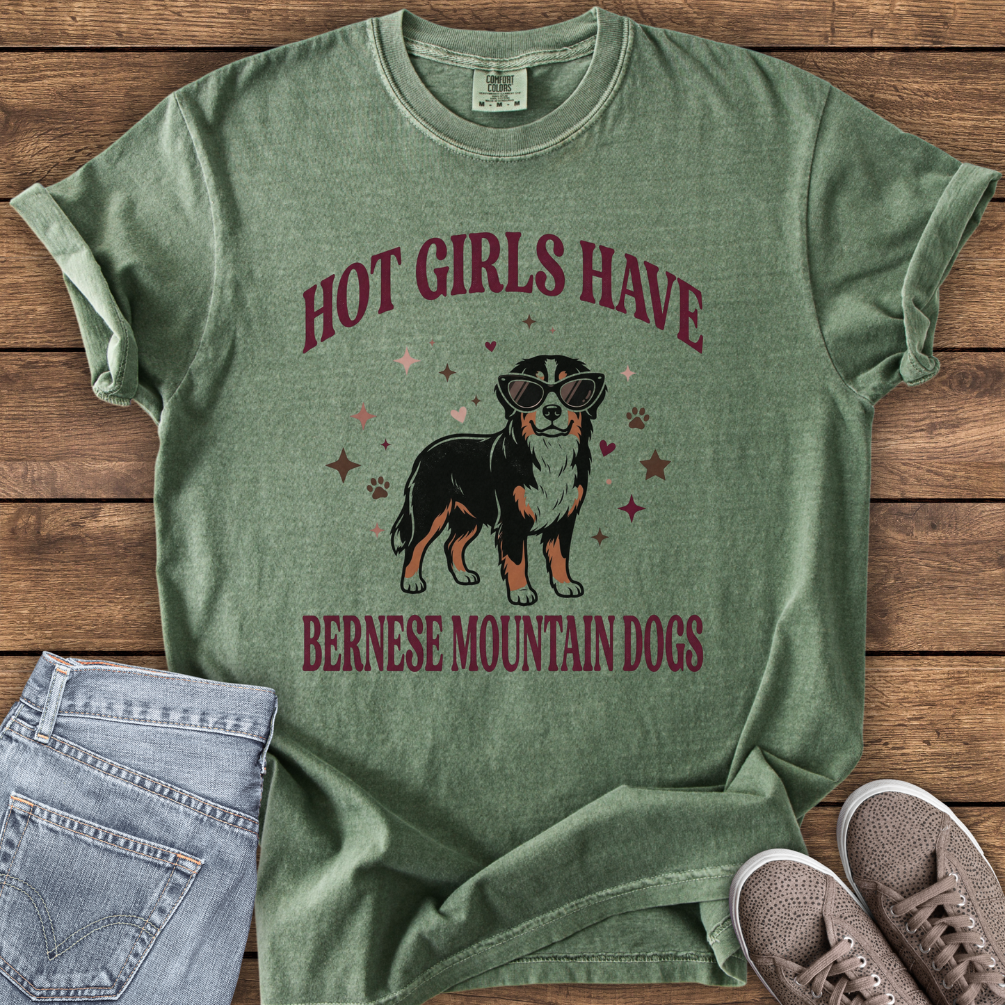 Hot Girls Have Bernese Mountain Dogs T-Shirt