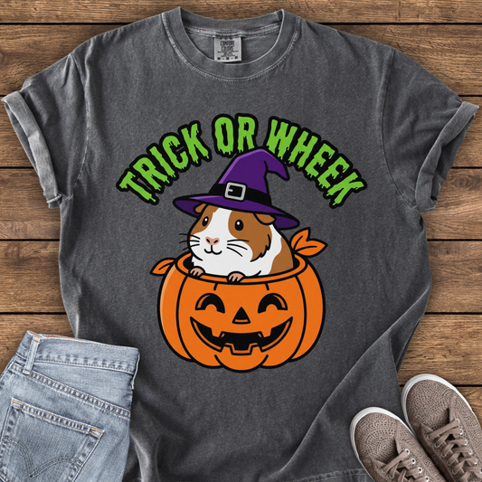 Trick Or Wheek Guinea Pig Halloween T-Shirt