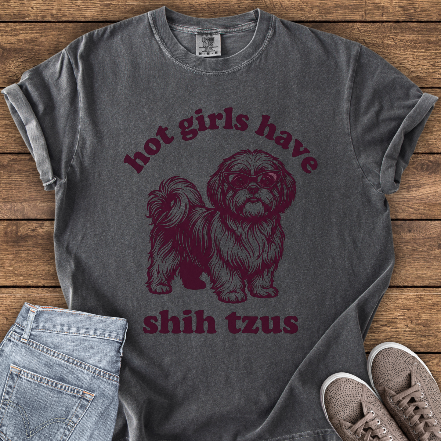 Hot Girls Have Shih Tzus T-Shirt
