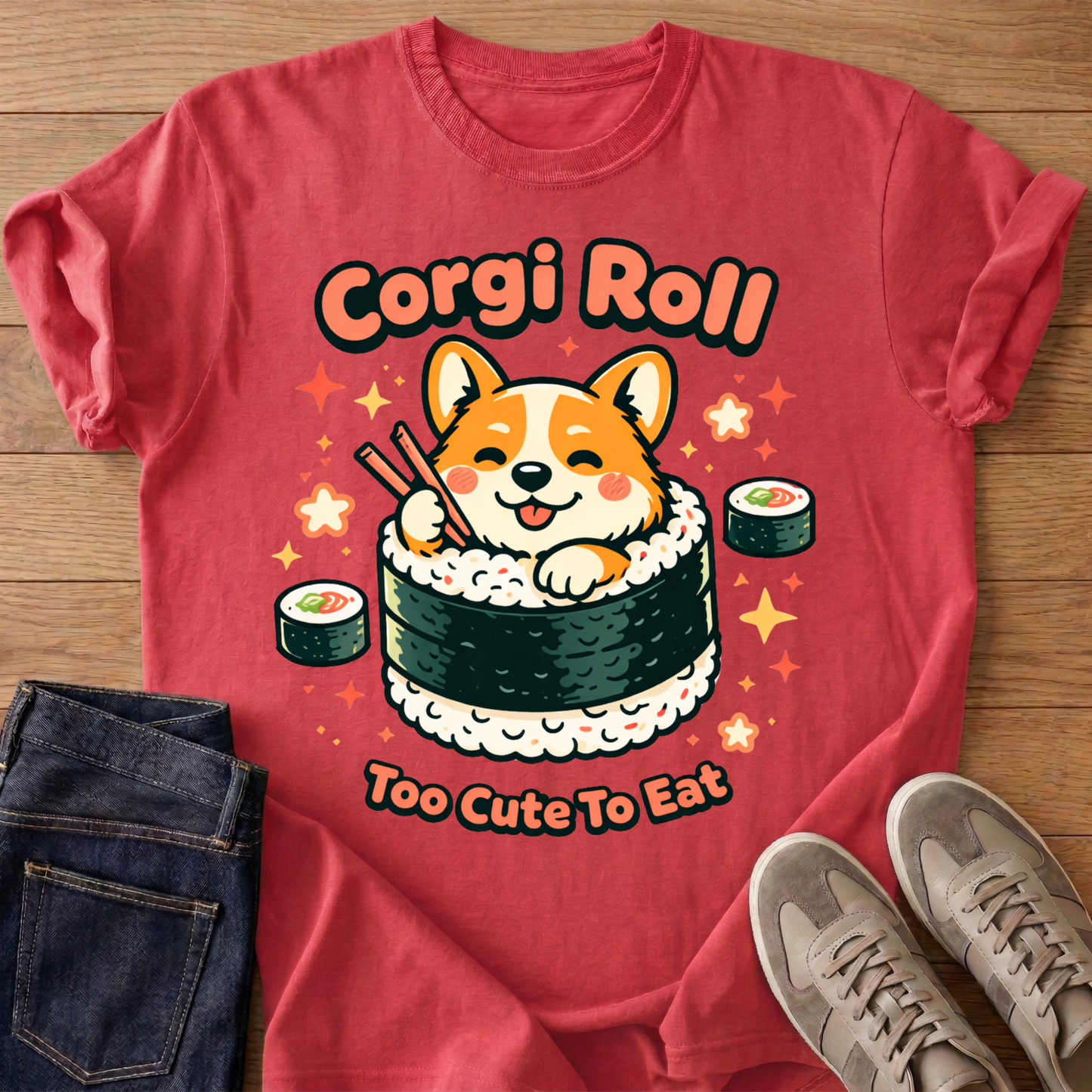 Corgi Roll T-shirt