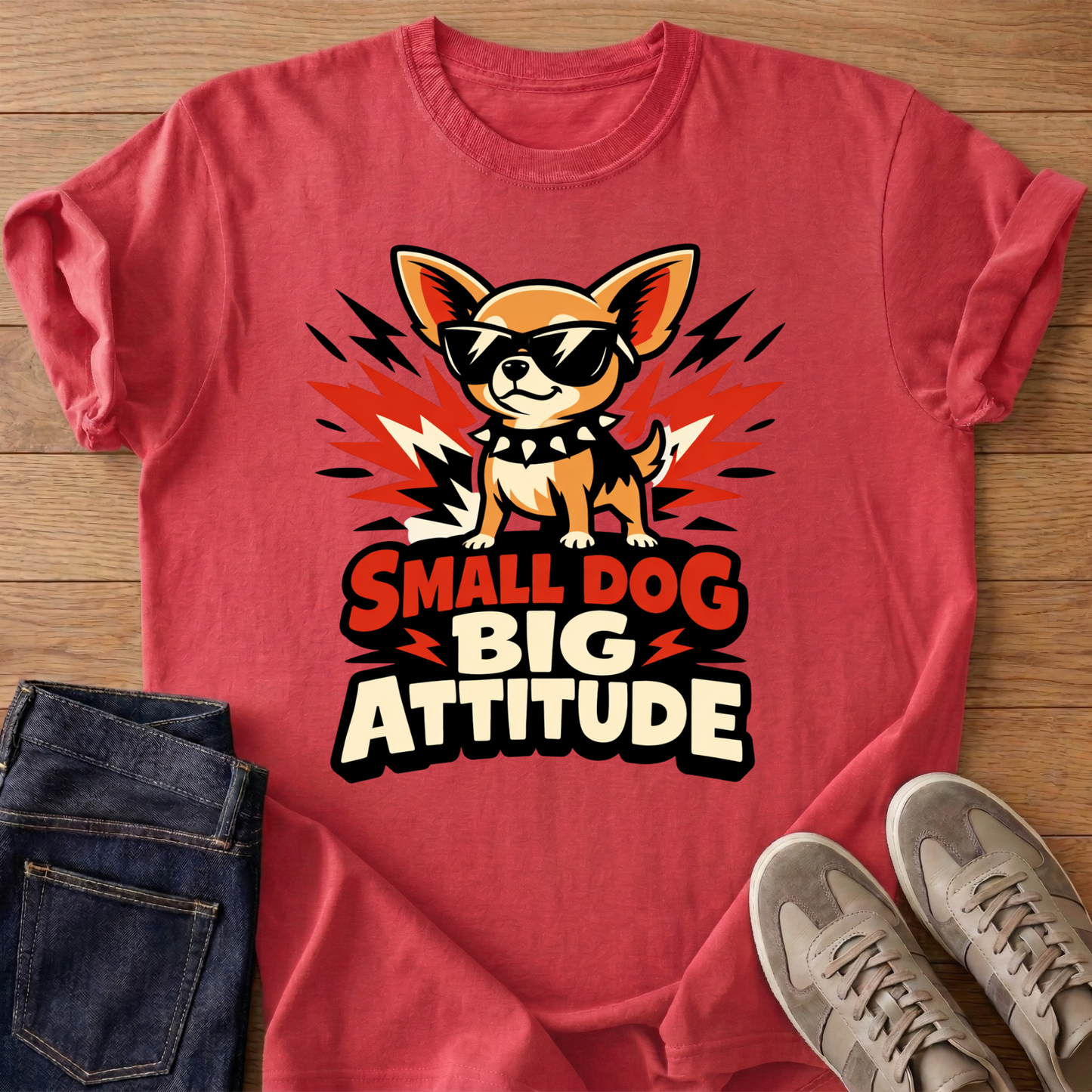 Small Dog Big Attitude T-shirt